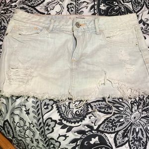 Abercrombie & fitch New York light blue Jean mini skirt like new